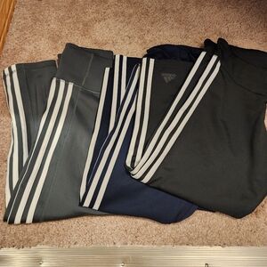 Adidas Leggings - Gray, Navy, Black
